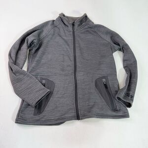 Icewear Jacket Mens Large Gray Thermal Full Zip Iceland Mock Neck Base Layer